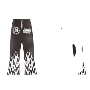 Ensemble de survêtement unisexe personnalisé, coupe ample, coupe-vent, en polaire technique pour homme, avec sweat à capuche et pantalon de jogging - Product Image 6