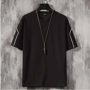 Nouveaux ensembles courts de super qualité pour hommes, deux pièces, style streetwear décontracté, 100% coton, ensembles pour hommes, couleur contrastée personnalisée - Product Image 4