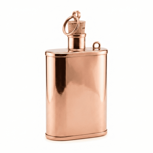 Premium <b>Copper</b> Hip Flask 6oz Pocket Flask Leakproof <b>Screw</b> Cap Portable Whiskey Flask Gift for Men Wedding Groomsmen Travel Gifts - Product Image 1