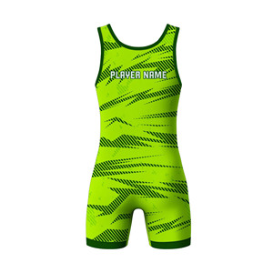 Singlet de Lucha Profesional Transpirable Sublimado 2026 para Hombre, con Logotipo de Equipo Personalizado, Duradero, para Grappling 2026 - Product Image 2