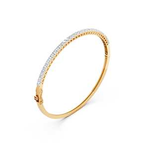 10K <b>Solid</b> <b>Gold</b> Rhodium Plated IGI Certified Lab Grown Diamond Tennis Bracelet Cut 1.00 CTW Luxury Classic Women's Party Gift - Product Image 5