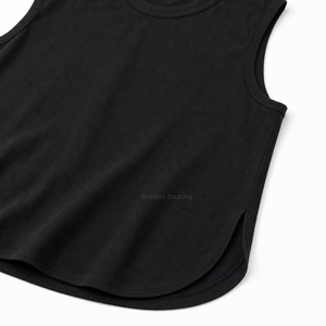 Tank Top Men Custom Logo Cotton Gym Tank Top, Sleeveless OEM Bangladesh Manufacturer - Product Image 2