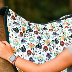 Almohadillas para Silla de Montar de Alta Calidad, Marca DERPA, Modelo Deck the Paws, Sublimadas, Excelente Calidad, Multiusos - Product Image 3