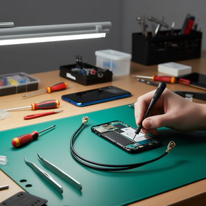 Câble coaxial Motorola Moto G7 Play, connecteur flexible de 95 mm, pièce de rechange - Product Image 3