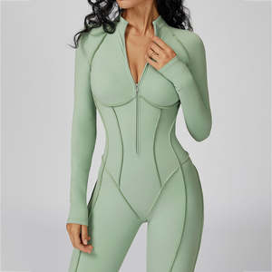 จั๊มสูททรงเข้ารูปขายดีอันดับต้นๆ สำหรับผู้หญิง ระบายอากาศได้ดี แฟชั่นฤดูร้อน พร้อมโลโก้สั่งทำ - Product Image 2