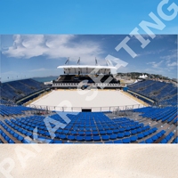 Tribune pour Beach Soccer Stadium avec escaliers Toit Bleacher Type Indoor Outdoor Sports Entertainment