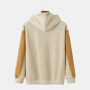 Sweat à capuche zippé pour homme 100 % coton épais, coupe oversize, délavé à l'acide, avec poche, respirant et écologique, idéal pour l'hiver et les loisirs - Product Image 2