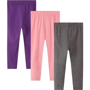 Leggings Deportivos Ajustados de Color Rosa, Tejido de Punto con Spandex, para Yoga, Gimnasio, Ejercicio, Niñas, Niños, Casual, Aire Libre, Verano - Product Image 6