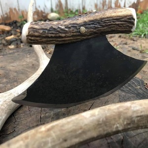 Cuchillo Ulu de Acero con Alto Contenido de Carbono Hecho a Mano por Timber Steel Enterprises, Mango de Madera, Hoja Recta Tipo Patita de Oveja para Cocina, Grosor de 0.5 mm - Product Image 5