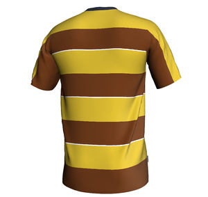 Maillots de football unisexes personnalisés pour clubs d'entraînement, séchage rapide, impression par transfert thermique, 100 % polyester, col en V, manches courtes - Product Image 5