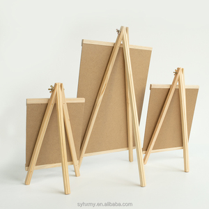 25*48cm Máy tính để bàn đăng ký khung gỗ bảng trắng với giá vẽ tái sử dụng cho biển báo bảng đen bảng tin trang trí - Product Image 3