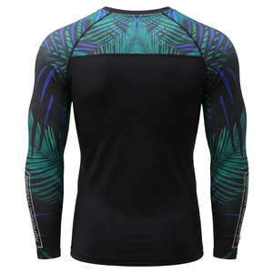 Custom Printed Men's Rash Guard MMA BJJ Rash guard Wholesale Custom Design Men Rash Guard Pakistan Manufacture - Product Image 3
