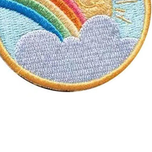 Écussons brodés de qualité supérieure pour vêtements, écussons personnalisés avec logo brodé en couleur unie - Product Image 6