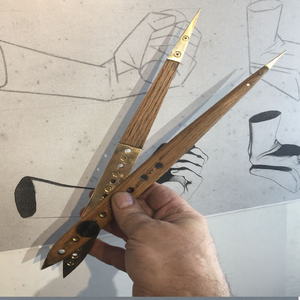 Diviseur d'artiste en laiton de qualité supérieure, outil de dessin à motif droit conçu pour les mesures de lignes fines, disponible à prix de gros. - Product Image 6