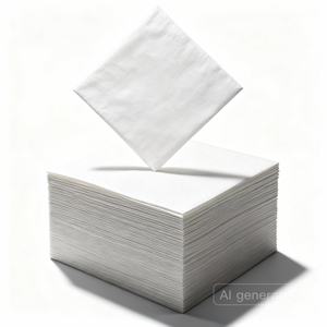 Serviettes en papier carrées jetables Premium Douces et absorbantes pour restaurant, café et événements - Product Image 3