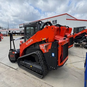 Chargeuse sur chenilles diesel Kubota SVL97-3 avec broyeur forestier pour l'élimination efficace de la végétation et les travaux de terrassement exigeants - Product Image 3