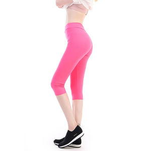 Leggings Capri pour femmes de haute qualité, décontractés et respirants, pour la gym, le yoga, la remise en forme, service OEM, leggings personnalisés pour femmes - Product Image 2