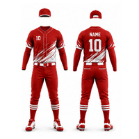 Uniformes de Béisbol y Sóftbol Personalizados al por Mayor de Alta Calidad, Transpirables, Antibacterianos, de Secado Rápido, 100% Poliéster