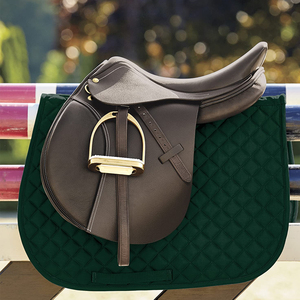Tapis de selle rose pour cheval, matelas d'équitation matelassé en coton et polyester pour l'entraînement - Product Image 6