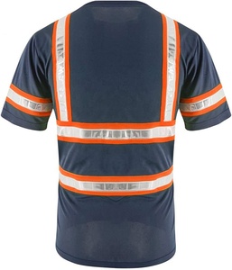 Camiseta de Seguridad Reflectante de Alta Visibilidad, Uniforme de Advertencia para Trabajadores de Carreteras y Obras de Construcción - Product Image 6