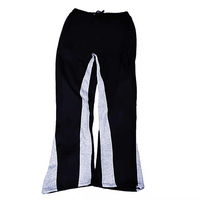Pantalon de jogging évasé ample en coton pour homme avec logo personnalisé, taille mi-haute, décontracté, automne-hiver