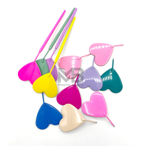 MAGMA BEAUTY Herramienta Auxiliar para Injerto de Pestañas de un Solo Lado, Espejo Pequeño en Forma de Corazón Multicolor para Observación Inversa del Piso de la Pestaña - Product Image 5