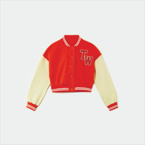 Chaqueta Varsity Corta de Poliéster/Algodón para Mujer, Chaqueta Varsity Corta de Invierno de Primera Calidad, Ajuste Personalizado con Logotipo, Precio al por Mayor, OEM - Product Image 5