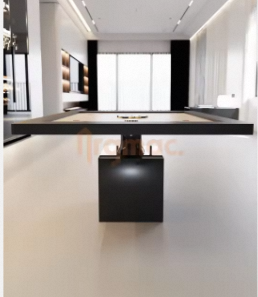 Mesa de Carrom Premium MaiTai, Mesa de Juego Moderna de Lujo con Base de Pedestal para Uso en Interiores, para el Hogar o Clubes - Product Image 4