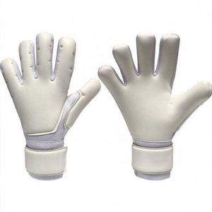 Gants de gardien de but de haute qualité avec logo et design personnalisés, paume avant en latex allemand, dos en silicone injecté, confort à rouleaux négatifs. - Product Image 1
