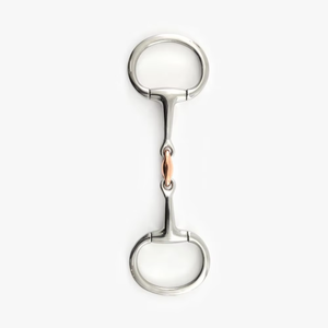 บิตม้าคุณภาพพรีเมียม บิตแบบ Snaffle พร้อมเชิงกรอบ/ที่รองแก้ม สำหรับขี่ม้า ทำจากสแตนเลสสตีล บิตแบบอังกฤษ - Product Image 2
