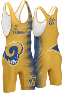 Maillot de lutte sans manches en polyester à compression ajustée avec impression par sublimation unisexe pour le fitness - Product Image 6