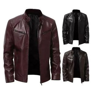 Veste de moto en cuir durable et coupe-vent pour hommes, homologuée CE, toutes saisons, grande taille et quantité minimale de commande bas pour l'équitation hivernale - Product Image 6