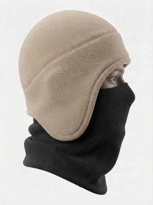 Unisex Winter <b>Warm</b> <b>Hat</b> with Ear Flaps Face Covering Soft Fleece Material Comfortable Outdoor Cold Weather Cap - Product Image 3
