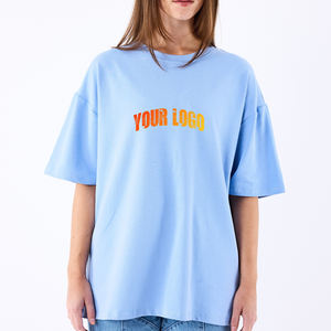 T-shirts basiques personnalisés pour femmes, blancs, impression DTG, vierges, été, unis, 100 % coton peigné, col rond - Product Image 1