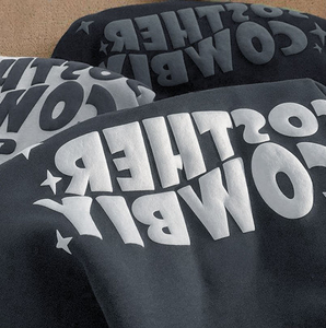 Sudadera con Capucha de Alta Calidad, Ecológica, Transpirable, con Logotipo Personalizado, Tejido Grueso, 100% Algodón, Estilo Urbano, Unisex, Vintage - Product Image 3