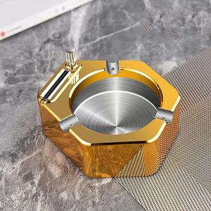Cendrier élégant en aluminium moulé de qualité supérieure, résistant aux rayures, pour la décoration intérieure et les zones fumeurs - Product Image 1