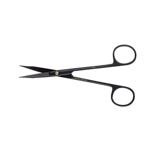 Ciseaux Goldman Fox Straight Super Cut Black Line 13,5 cm, instrument chirurgical dentaire de précision pour usage parodontal - Product Image 4