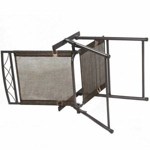 Set di 4 Sedie Pieghevoli in Acciaio per Patio, Campeggio e Terrazza - Product Image 5