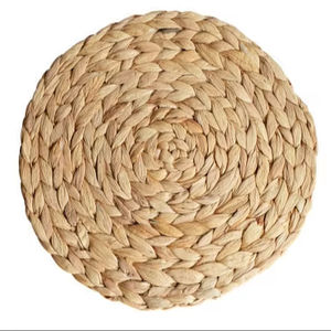 Juego de 6 Posavasos de Jacinto de Agua Hechos a Mano Estilo Boho, Tamaño y Color Personalizados, Antideslizantes y Ecológicos - Product Image 1