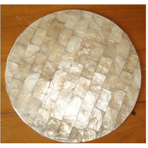 Mosaico de conchas, artículos de vidrio y mosaico decorativo para mesa, tamaño 30 cm - Product Image 1