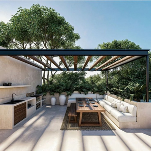 Servicio OEM ODM, Muebles de Jardín, Juego de Muebles de Exterior, Diseño Moderno, Ratán y Aluminio, Origen Vietnam, Resistente al Agua, Uso en Hoteles y Villas, 3 Años de Garantía - Product Image 1