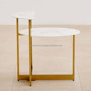 Nueva llegada hecha a mano moderna de lujo de Metal muebles de dormitorio mesa auxiliar creativa superventas mesas de centro para Hotel uso doméstico - Product Image 5