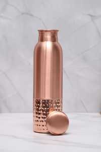 BURAQ HANDICRAT Copper Water <b>Bottle</b> 1L Design for Travel - Product Image 2