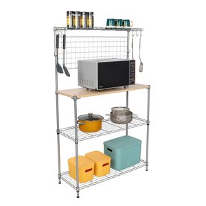 Scaffale da Cucina a 4 Ripiani Cromato RT Bakers Rack - Product Image 3