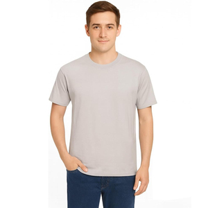 T-shirt personnalisé de qualité supérieure en coton doux, vêtements décontractés, marque de vêtements à étiquette privée, vente en gros de t-shirts, t-shirt col rond - Product Image 6