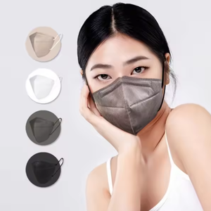 Mascarilla de Tipo Pico KF94 Highclean, Color Gris Chic, 100 Unidades, Certificada por la Administración de Alimentos y Medicamentos - Product Image 2