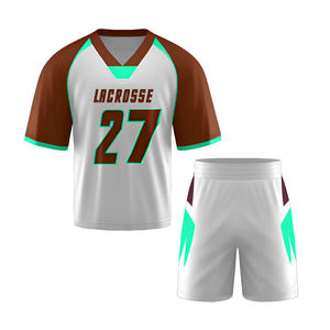 Uniformes de Lacrosse para Hombre y Mujer, Poliéster, Personalizados, Transpirables, de Secado Rápido, Precio por Volumen, Conjunto de Sublimación para Equipos - Product Image 1
