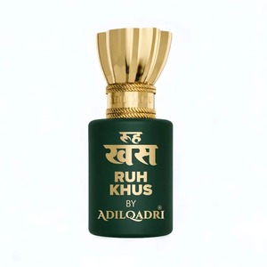 Huile de parfum Ruh Khus Attar 5,5 ml, non alcoolisée, parfum boisé et herbal longue durée pour hommes et femmes - Product Image 2