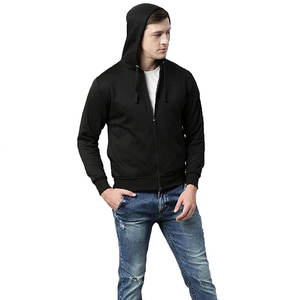 Sweat à capuche zippé personnalisé pour homme, avec poche kangourou, vente en gros OEM pour les marques de streetwear américaines - Product Image 6