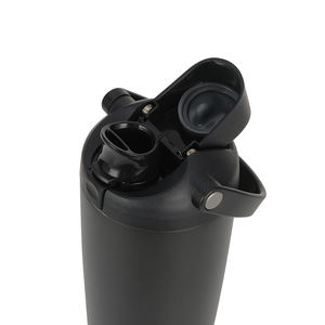 Gourde métallique ultime à isolation thermique avec couvercle hybride et support de transport robuste pour les athlètes - Product Image 4